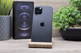 Hibátlan iPhone 12 Pro Graphite 128GB 2 ÉV Garanciával Számlával 100% Akku