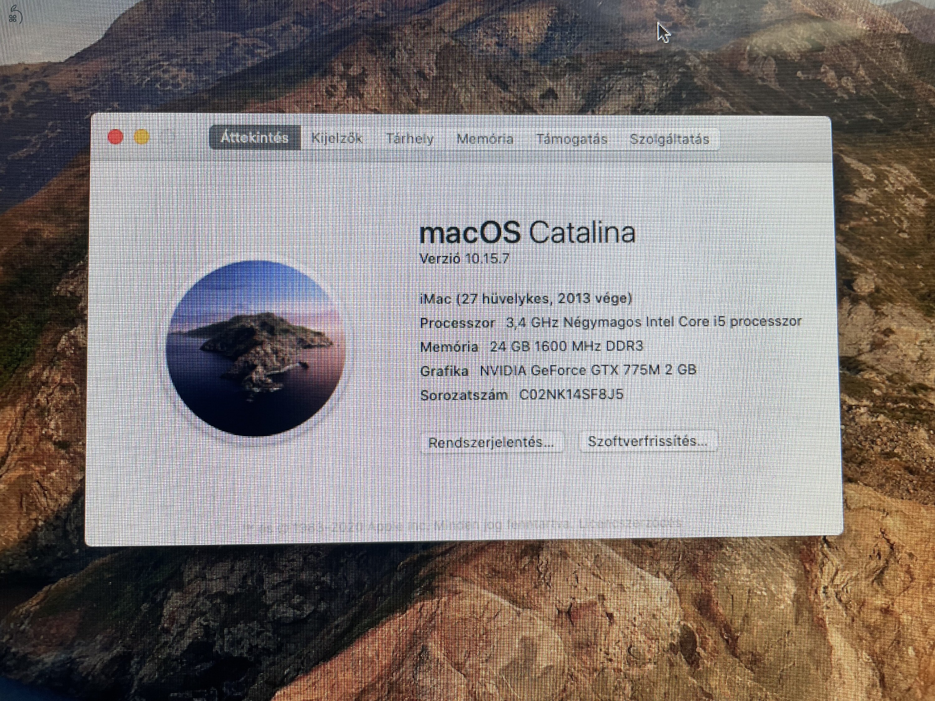 2013 Late iMac - 1TB; 24GB RAM; 2GB GTX; i5 core 4