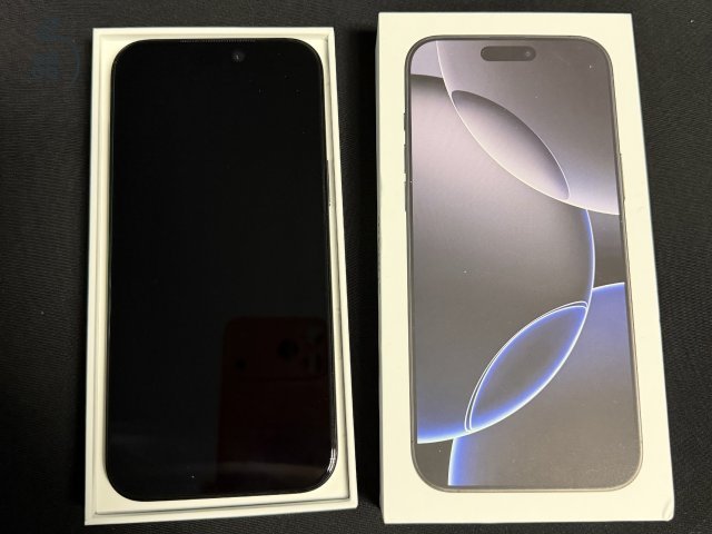 Eladó iPhone 16 pro max 256 gb - black titanium