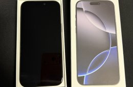 Eladó iPhone 16 pro max 256 gb - black titanium