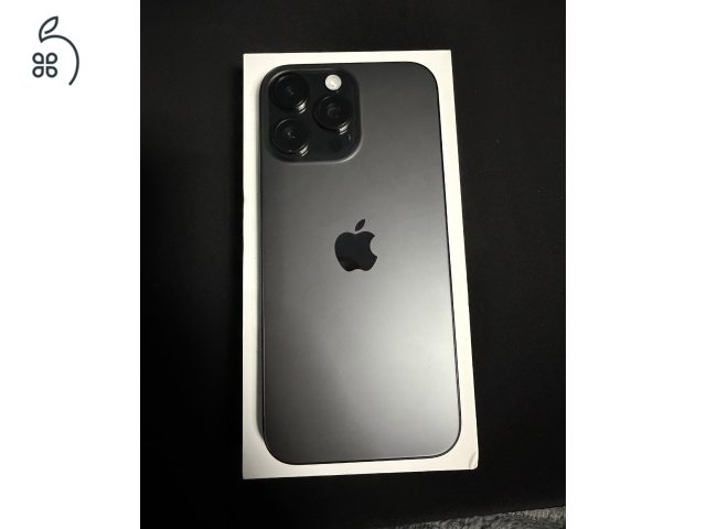 Eladó iPhone 16 pro max 256 gb - black titanium