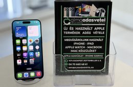 iPhone 15 Pro Max Vodafone/ Karcmentes/1-3 hónap gar./Akku 100%/p4606