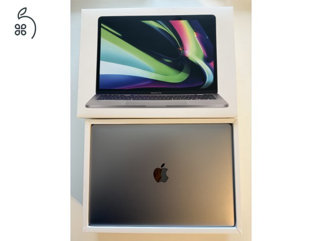 13” MacBook Pro (M1, 8GB / 256GB) – szép állapot, céges számlával, 27% ÁFÁ-val!