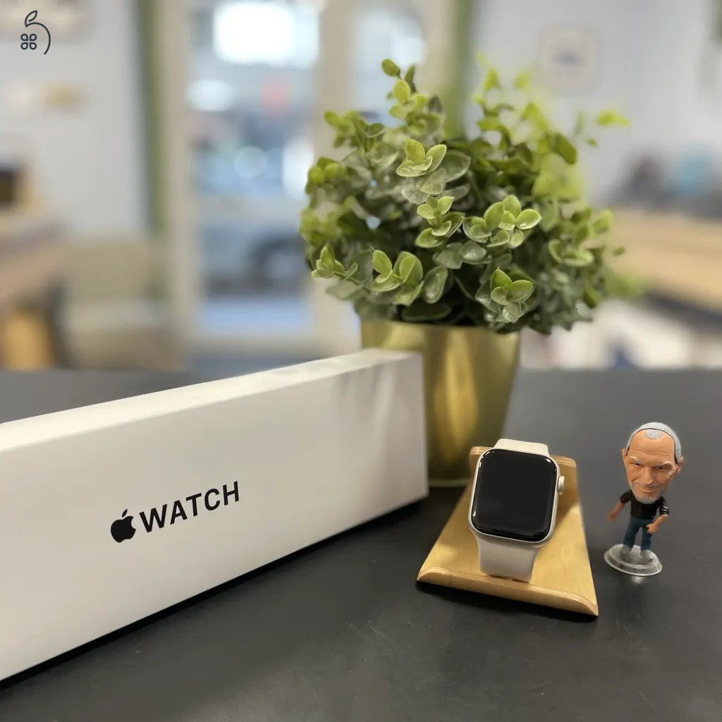 MacSzerez.com - Apple Watch SE 2022 / 40mm / Starlight alu / GPS + Cellular / garancia!