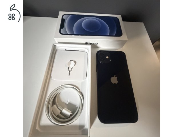 iPhone 12 128GB fekete , független, hibátlan, karcmentes