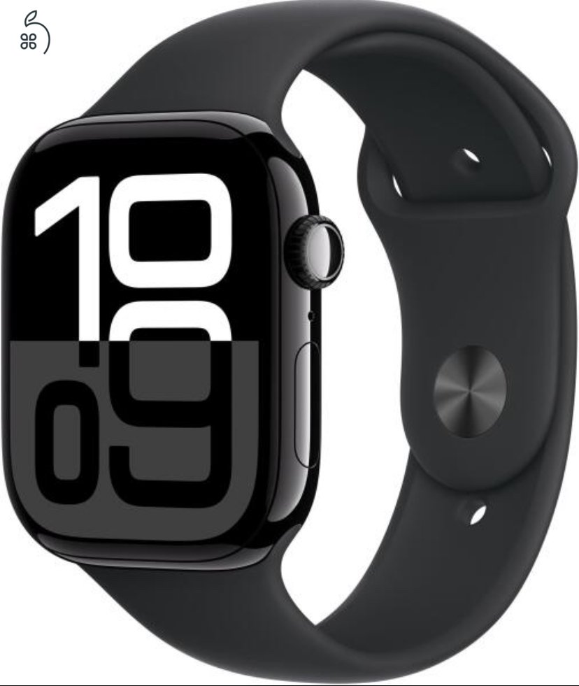 Apple Watch Series 10 – ÚJ, bontatlan — fekete szíj