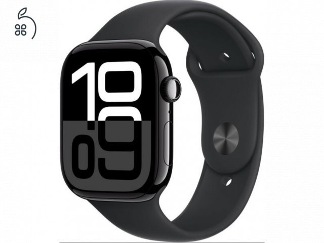 Apple Watch Series 10 – ÚJ, bontatlan — fekete szíj