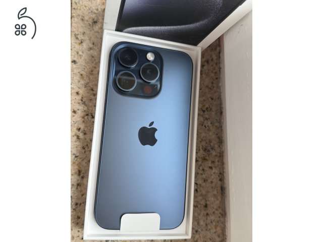 Újszerű Iphone  15 pro 128gb független (1 év gari)