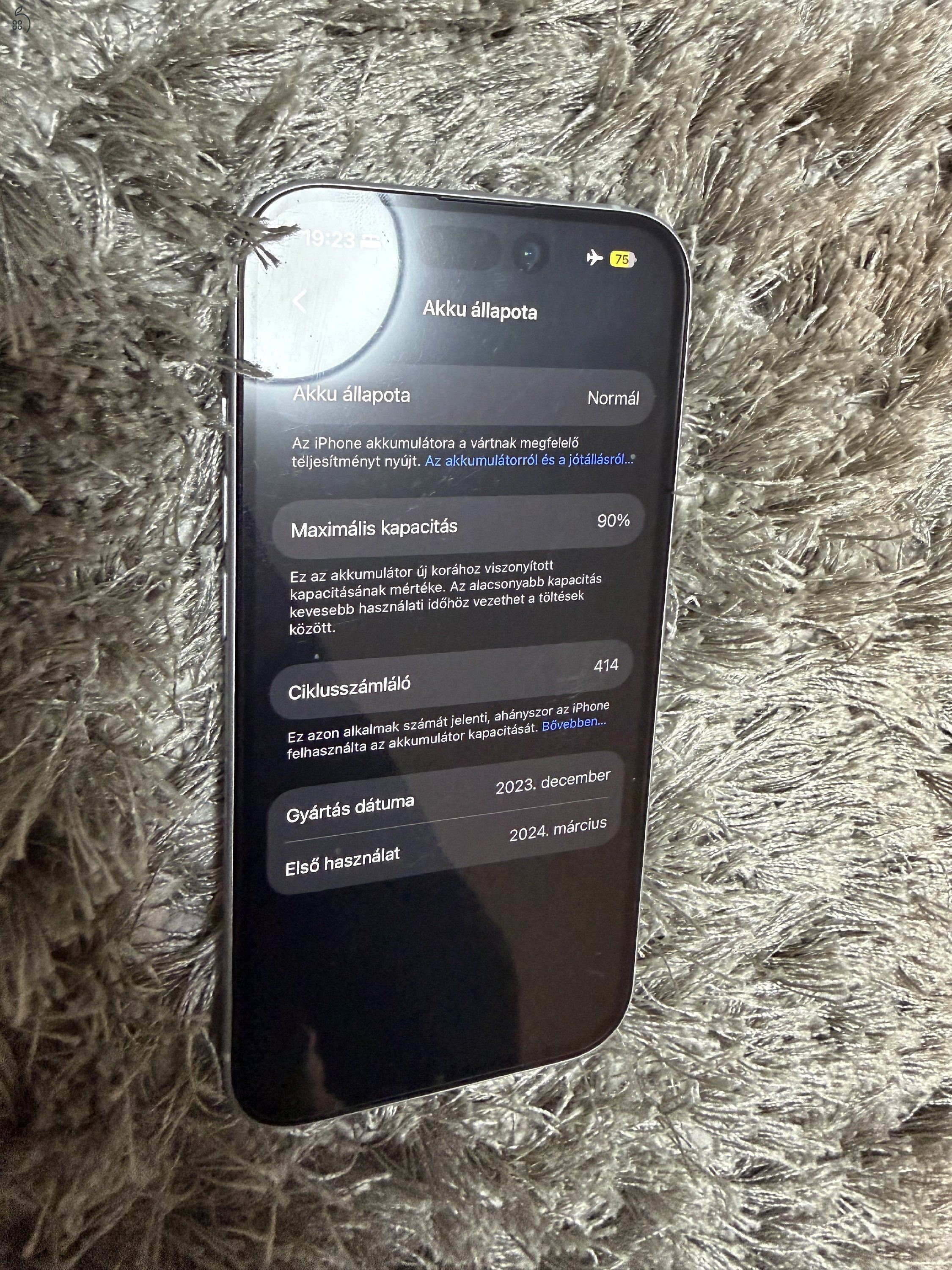 Apple iPhone 15, 128GB, Ice Blue