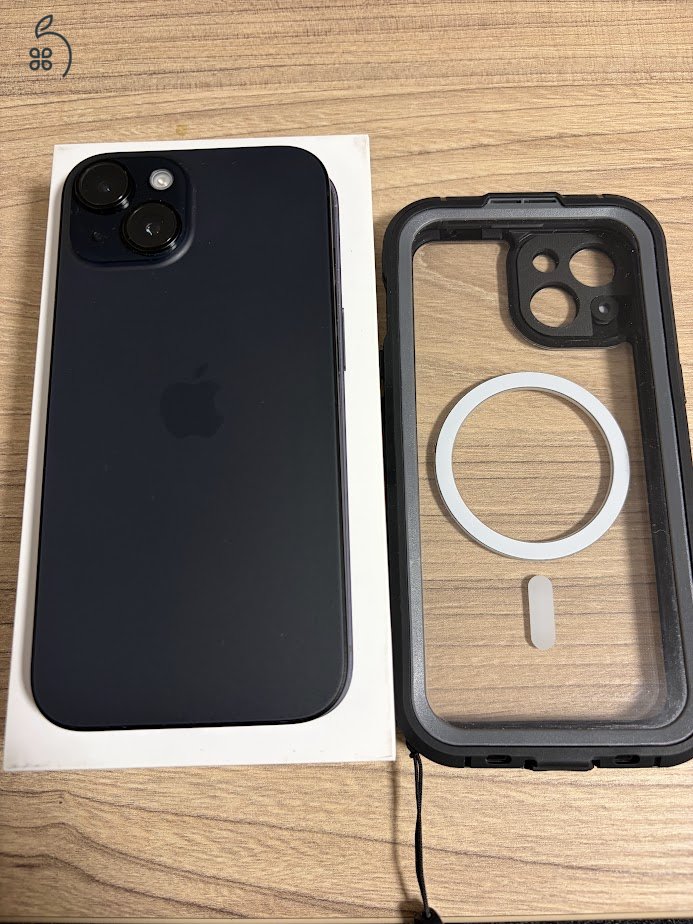 iPhone 15 128gb, független, fekete