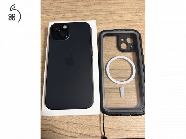 iPhone 15 128gb, független, fekete
