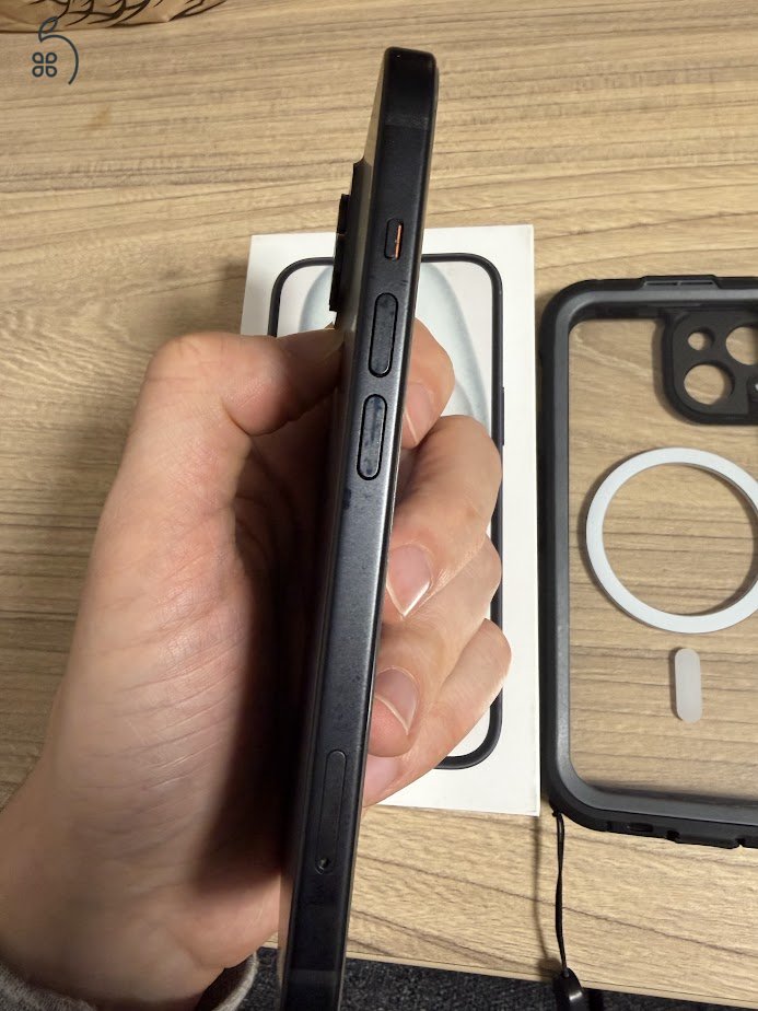 iPhone 15 128gb, független, fekete