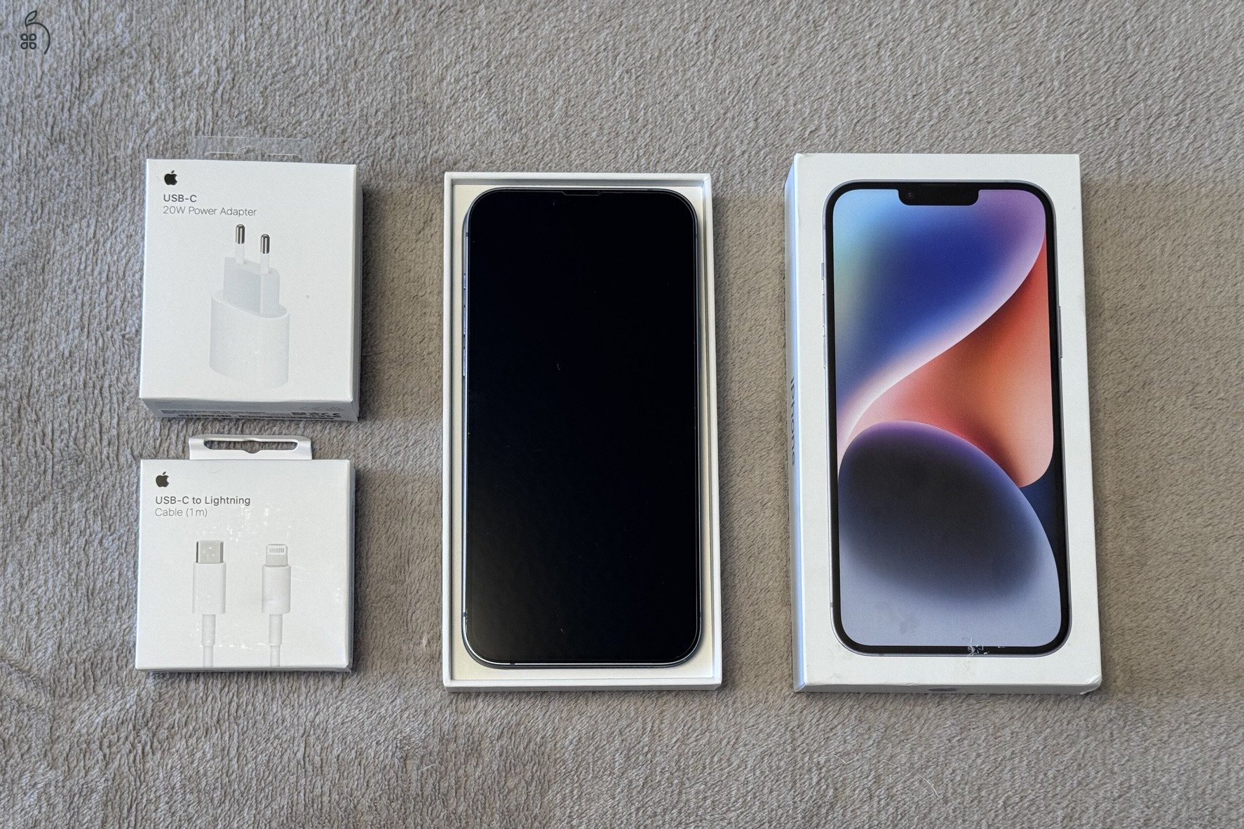 iPhone 14 Plus 128GB - AKKU 85% - Jótállás 2026.02.-hóig, kártyafüggetlen, szép állapotban