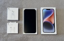 iPhone 14 Plus 128GB - AKKU 85% - Jótállás 2026.02.-hóig, kártyafüggetlen, szép állapotban