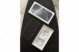 iPhone 16 Pro 256 GB Fehér Titán, garanciális 2027. szeptemberig