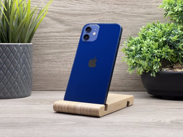 iPhone 12 Blue 64GB 2 ÉV Garanciával Számlával 100% Akku
