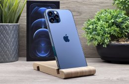 iPhone 12 Pro Pacific Blue 256GB 2 ÉV Garanciával Számlával 100% Akku