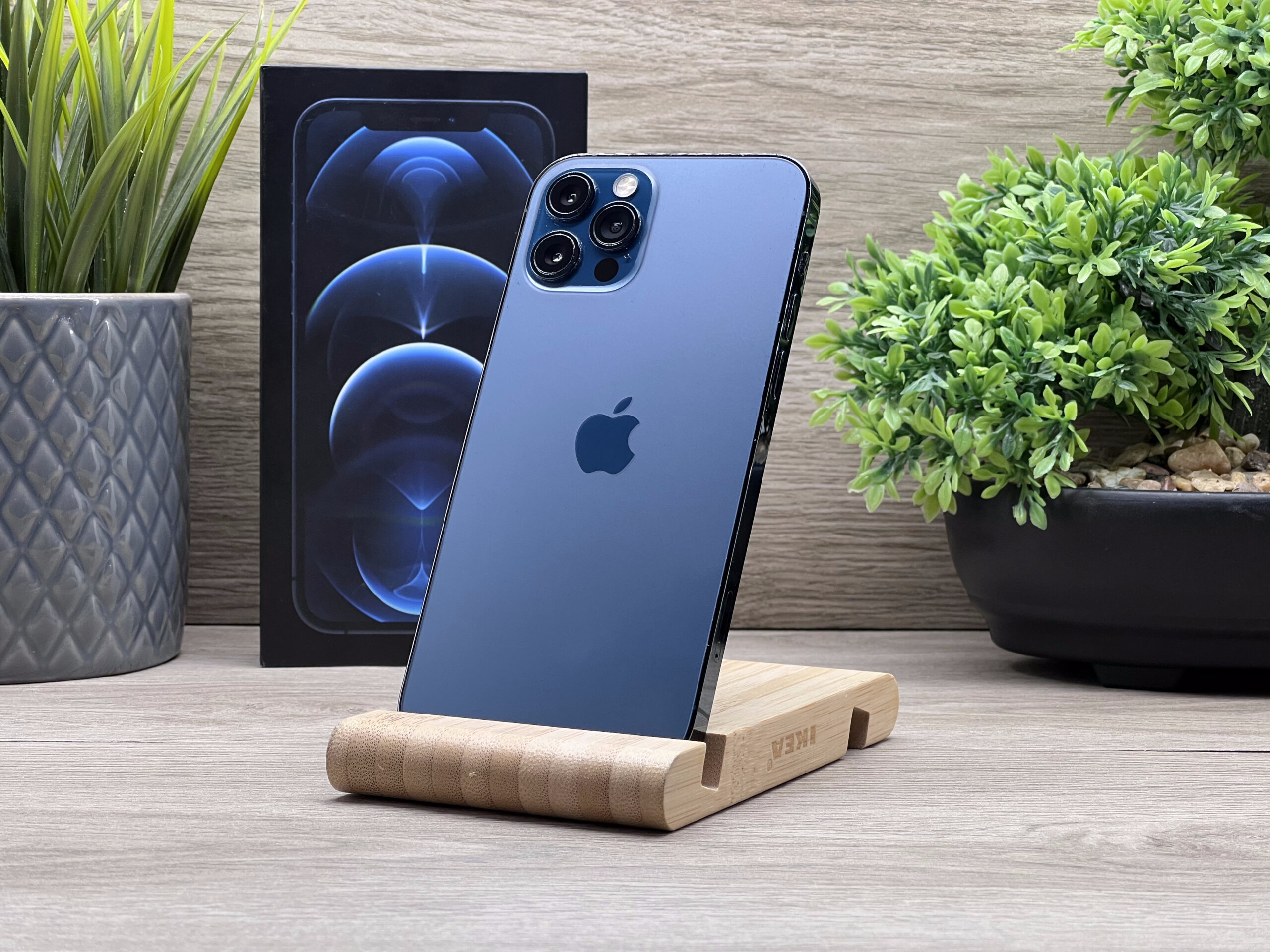 iPhone 12 Pro Pacific Blue 256GB 2 ÉV Garanciával Számlával 100% Akku