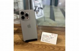 97. Apple iPhone 15 Pro - 128GB - Natúr Titán - Újszerű