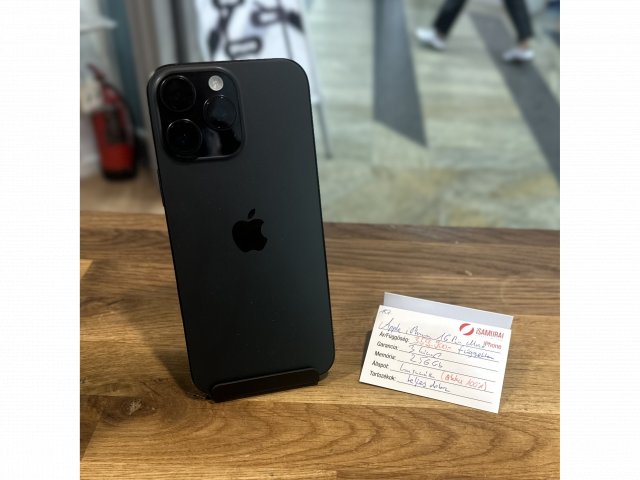 151. Apple iPhone 16 Pro Max - 256 GB - Fekete Titán - Használt