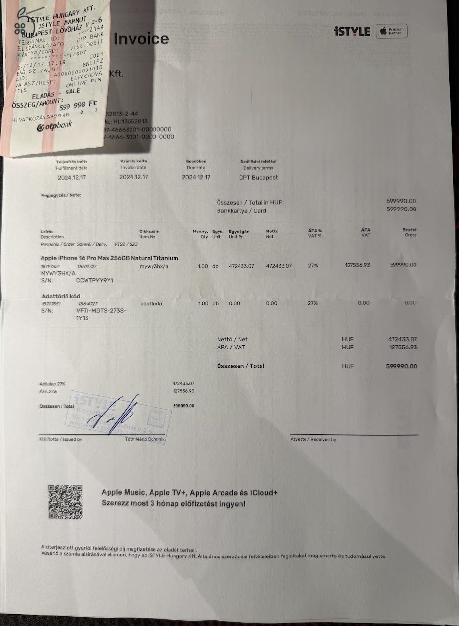 Apple iPhone 16 Pro Max - 256GB 