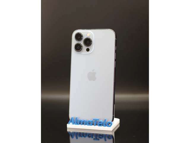 Apple iPhone 13 Pro Max 128 GB Sierra Blue 100% akku - 12 HÓ GARANCIA