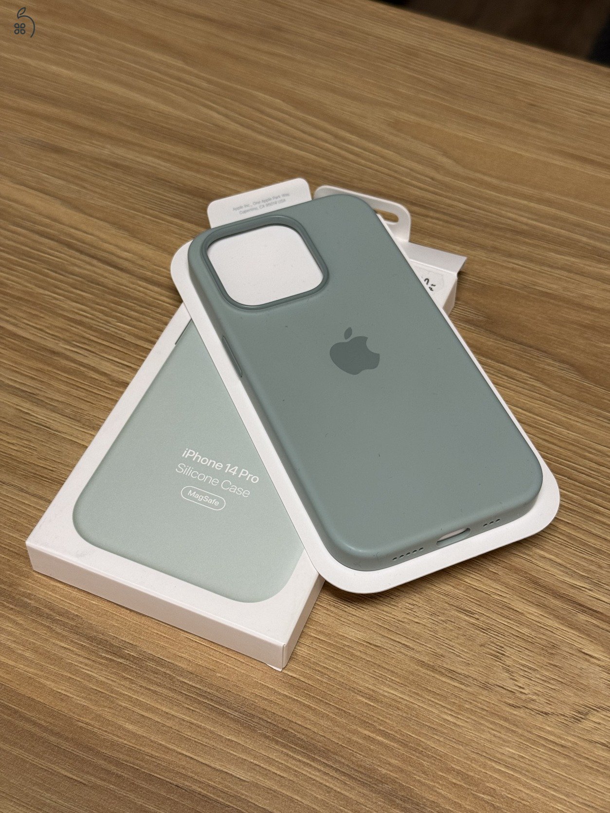 Eredeti Apple iPhone 14 Pro MagSafe Szilikon kövirózsa színű tok