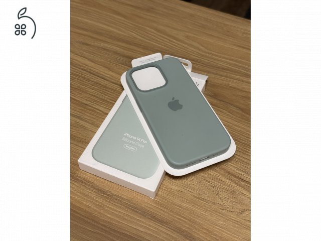 Eredeti Apple iPhone 14 Pro MagSafe Szilikon kövirózsa színű tok