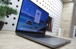 Apple MacBook Pro 14” (2021, M1 Pro) – Liquid Retina XDR + ProMotion 120 Hz, akár 17 óra – 16 GB RAM – 500 GB SSD – Használt, szép állapot – ~85% akku – 3 hónap garancia
