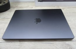 Apple MacBook Pro 14” (2024, M4 Pro) – Liquid Retina XDR + ProMotion 120 Hz, akár 17 óra – 24 GB RAM – 512 GB SSD – Használt, karcmentes – 8 ciklus / 100% akku – 3 hónap garancia