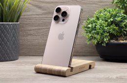 Hibátlan iPhone 16 Pro Desert Titanium 256GB 2 ÉV Garanciával Számlával 91% Akku