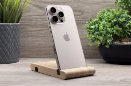 Hibátlan iPhone 16 Pro Desert Titanium 256GB 2 ÉV Garanciával Számlával 93% Akku