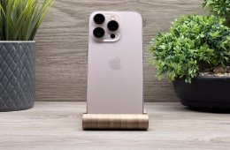 Hibátlan iPhone 16 Pro Desert Titanium 256GB 2 ÉV Garanciával Számlával 93% Akku