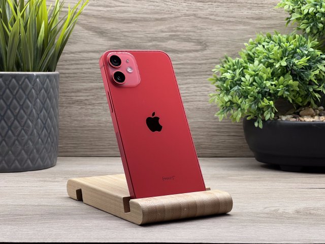 Hibátlan iPhone 12 Mini Red 64GB 2 ÉV Garanciával Számlával 100% Akku