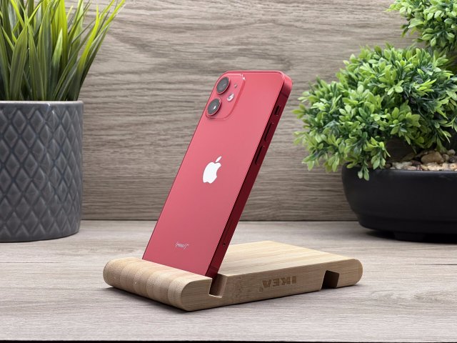 Hibátlan iPhone 12 Mini Red 64GB 2 ÉV Garanciával Számlával 100% Akku