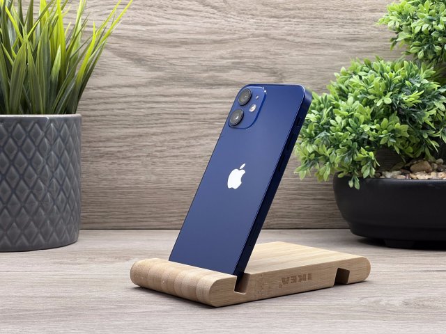 Hibátlan iPhone 12 Mini Blue 64GB 2 ÉV Garanciával Számlával 100% Akku