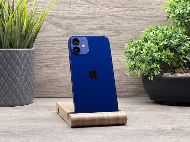 Hibátlan iPhone 12 Mini Blue 64GB 2 ÉV Garanciával Számlával 100% Akku