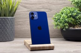 Hibátlan iPhone 12 Mini Blue 128GB 2 ÉV Garanciával Számlával 100% Akku