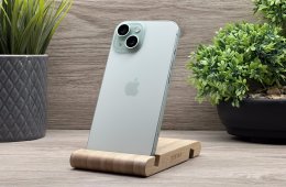 Hibátlan iPhone 15 Green 128GB 2 ÉV Garanciával Számlával 100% Akku