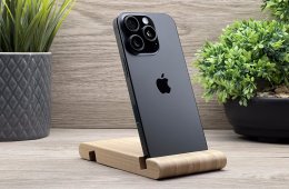 Hibátlan iPhone 16 Pro Black Titanium 128GB 2 ÉV Garanciával Számlával 100% Akku