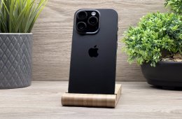 Hibátlan iPhone 16 Pro Black Titanium 128GB 2 ÉV Garanciával Számlával 100% Akku