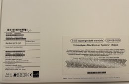 MacBook Air M1 8/256GB Újszerű, 99%