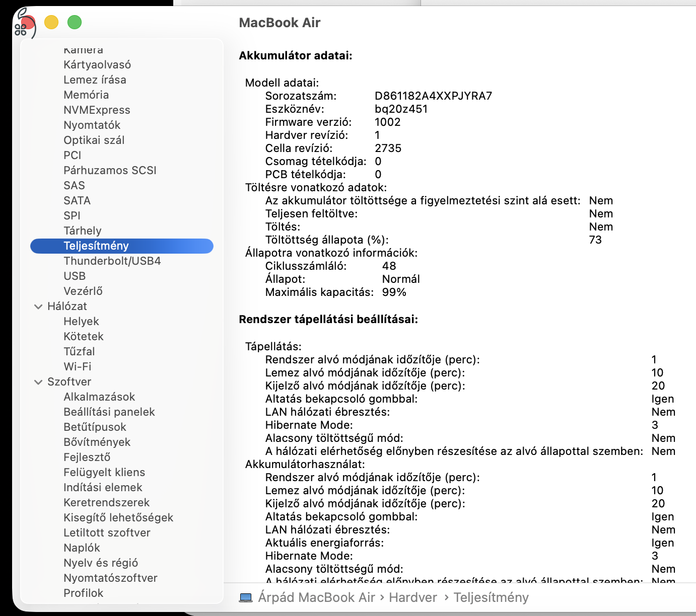 MacBook Air M1 8/256GB Újszerű, 99%