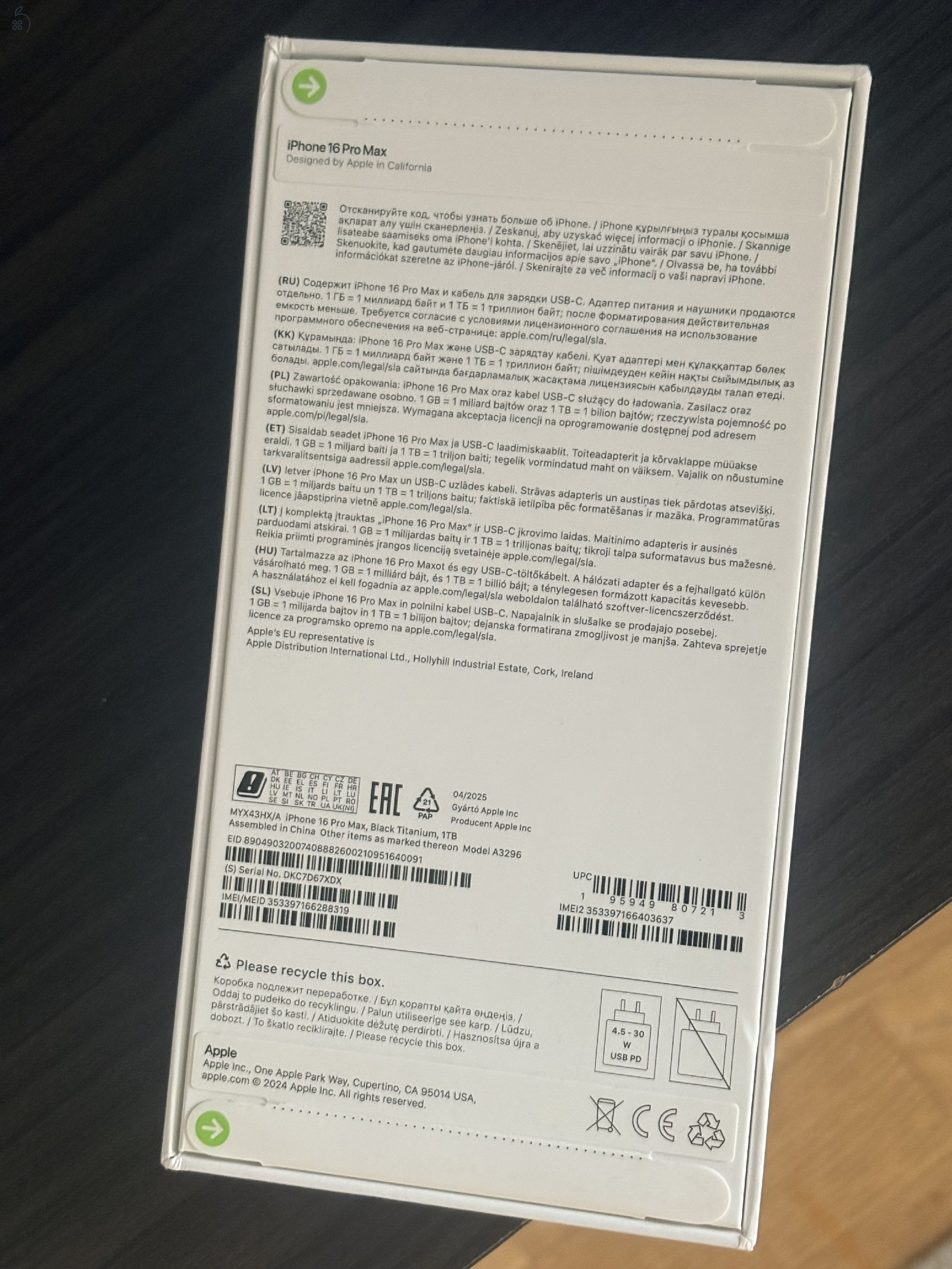 Apple Iphone 16 promax