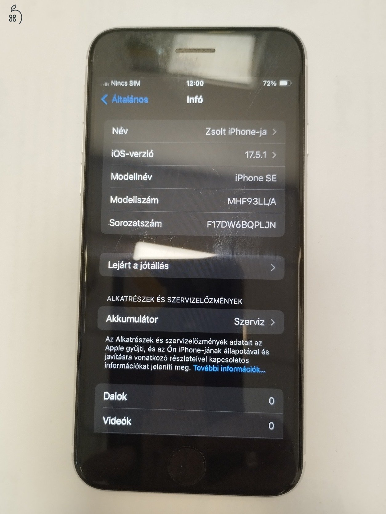 Iphone SE 2020 64GB iOS17