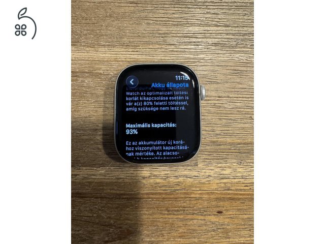 Apple Watch 10, 46 mm közel egy év jótállással eladó