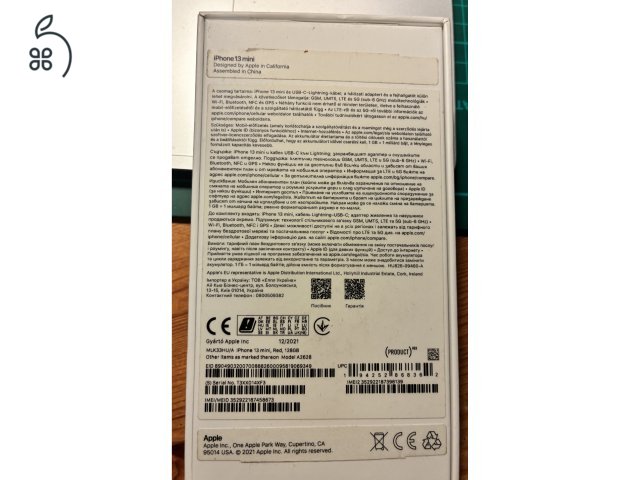 Iphone 13 mini 128 Gb 100% aksi újszerű