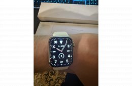 Apple Watch S7 45mm - Silver Stainless Steel - Akku 85%