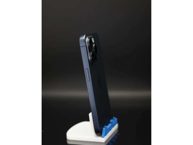 Apple iPhone 15 Pro 128 GB Blue Titanium 100% akku - 12 HÓ GARANCIA