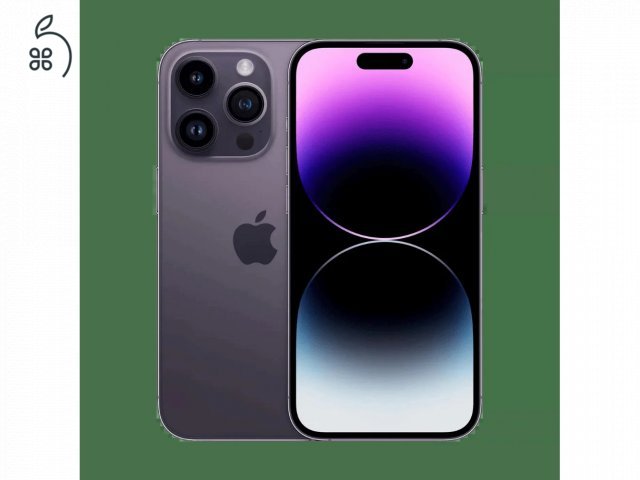 Iphone 14 pro max 256 gb, deep purple felújitott, új készülék eladó
